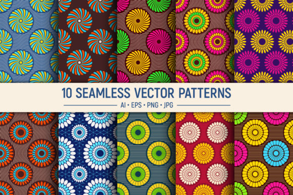 10 African Seamless Patterns