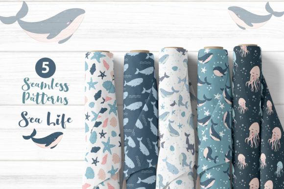 Cute Ocean Seamless Pattern Collection: A Strategic Tool for Creative and Business Success
