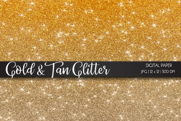 Glitter Digital Paper for Creative Projects