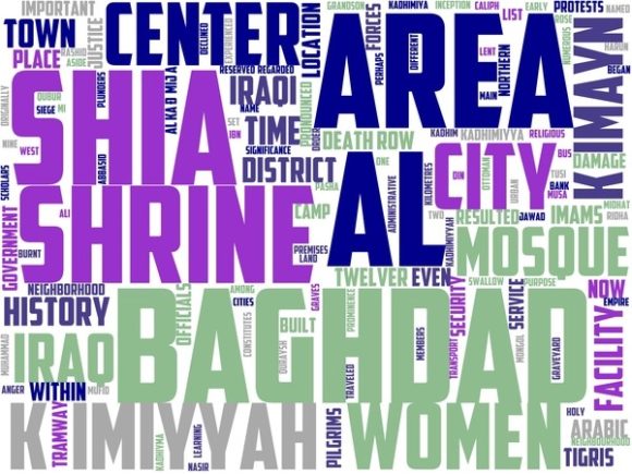 Kadhimain Wordart Tumbler