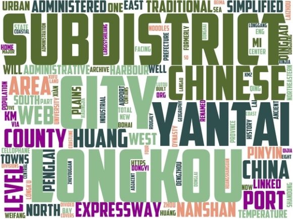 Longkou Wordart Print