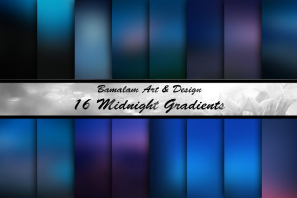 Midnight Blue Gradients: A Versatile Design Resource for Creatives and Entrepreneurs