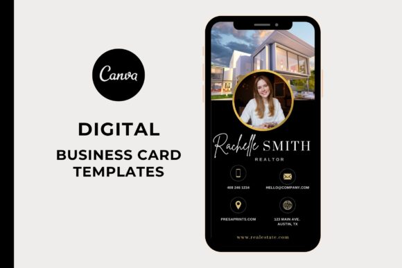Modern Digital Business Card Template for Professionals and Creators
