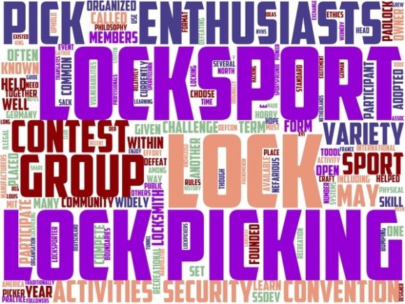 Unlocking Creativity with Locksport Wordart Sticker