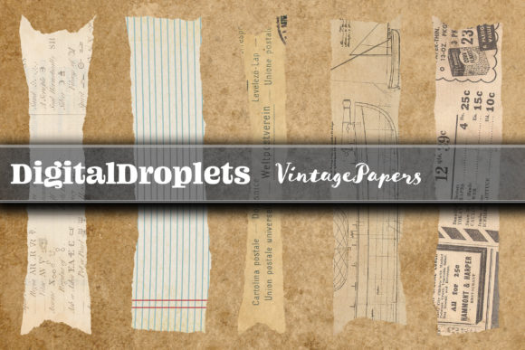 Vintage Papers 180 Washi Tapes